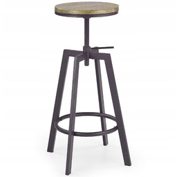 Loftowy Hoker H64 Old Vasion Halmar Industrialny Stołek