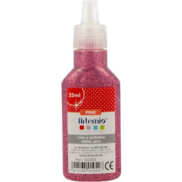 Glitter Glue 25 ml Różowy