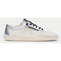 Hiszpańskie sneakersy barefoot - HISPANITAS SHV264573 BIAŁO-SREBRNE
