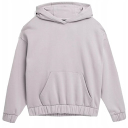 4F Bluza Damska Dresowa Z Kapturem Nierozpinana
