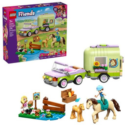 LEGO Friends 42695 Przyczepa do przewozu źrebaków
