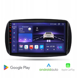 Radio Android do Smart 453 Fortwo (2014-2020) Carplay