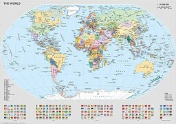 Ravensburger 12000065 - Mapa świata politycznego - puzzle