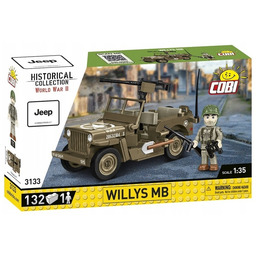 Klocki Historical Collection Wwii Willys Mb 132-kl., Cobi