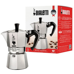 Bialetti Moka Express Kawiarka moka 0,3 l Aluminium,