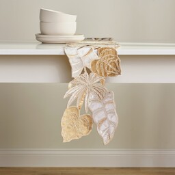 Bieżnik Haftowany Leafa 18x158 cm