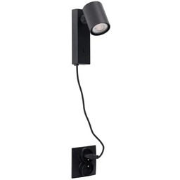 Azzardo Minimalistyczny kinkiet ścienny EXO AZ7264 czarny