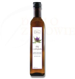 Olej z Ostropestu Zimnotłoczony, Nieoczyszczony, Olvita, 500ml