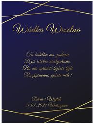 Etykiety personalizowane na butelkę z Wódką Weselną -