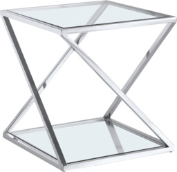 Stolik boczny srebrny IMPERIAL IM-ST1674S - Cosmo Light