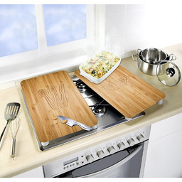 WENKO Szklane płyty ochronne LUNCH na kuchenkę 2