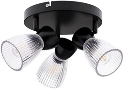 MILAGRO ML9973 Lampa sufitowa BEST BLACK 3xE14 (round)