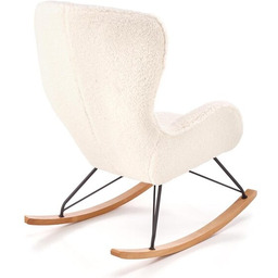 Fotel bujany na płozie kremowy Liberto 2