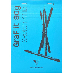 Clairefontaine 96681C - Blok zszywany GraF''it - 80