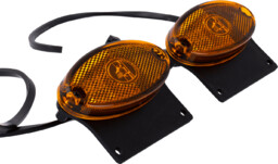 Komplet dwóch lamp obrysowych ASP CK FLATPOINT II