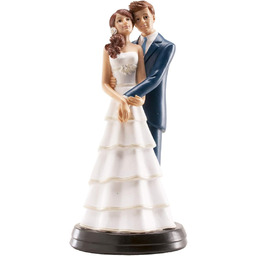 Dekora - Obszerna figurka pary młodej na tort