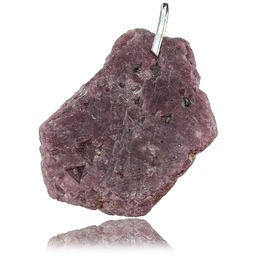 Naturalny Rubin Wyjątkowy Okazały Wisiorek Srebro 925 Unikat