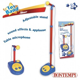 Bontempi, mikrofon ze statywem i dźwiękami Star