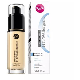 Bell HYPOAllergenic Mat&Soft Make-Up, podkład matujący, 03, 30g