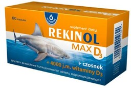 Rekinol Max D3, 60kaps.