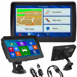 Nawigacja Samochodowa Gps 7 Cali Pro Ciężarówka Truck