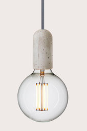 Nud Collection Lampa NUD Base Szara Betonowa