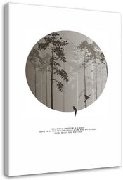 Obraz na płótnie, Ptaki w lesie 60x90