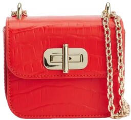 Torebka Tommy Hilfiger Micro Turnlock mała pomarańczowa