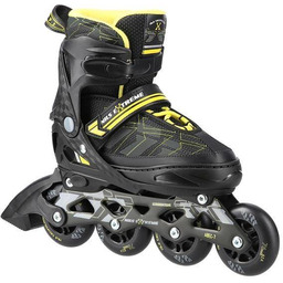 Nils Extreme Łyżworolki NA11002 czarno-żółte