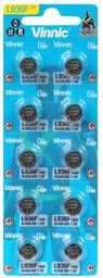 Vinnic BATERIE ALKALICZNE GUZIKOWE MINI G9/AG9/LR936 BLISTER 10