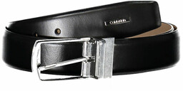 CALVIN KLEIN BLACK MĘSKI SKÓRZANY PASEK