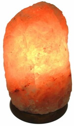 Lampa Solna na podstawie z drewna 2 kg.