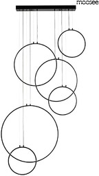 Circulo Six Czarna - Moosee - lampa wisząca