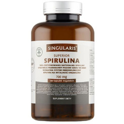 SINGULARIS Superior Spirulina, 180kaps.