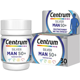 Centrum Silver Man 50+ multiwitaminy dla mężczyzn suplement