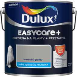 Farba tytanowa Dulux EasyCare+ Plamy+Przetarcia Trwałość Grafitu 2,5