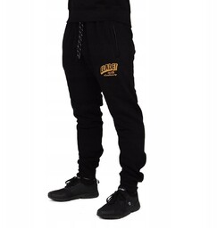 Spodnie Dresy Elade 20th kieszenie zip czarne XXL