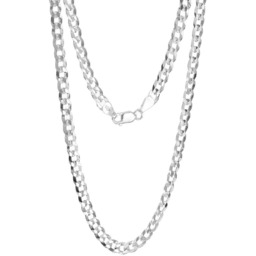 Srebrny męski łańcuszek pancerka 50 cm srebro pr