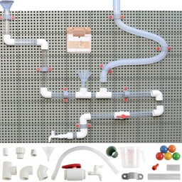 MASTERKIDZ System Rur Do Tablicy STEM 84 Elementów