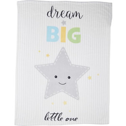 Herding Fynn kocyk dziecięcy, motyw gwiazdy, 75 x