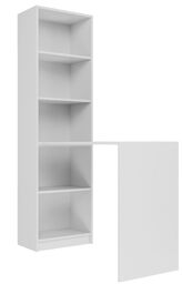 Biurko komputerowe, regał na dokumenty, R50, 125x50x181 cm,