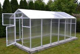Szklarnia ogrodowa 8,5m2 PTF 211x405 cm PVC