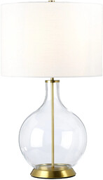 Lampa stołowa Orb ORB-CLEAR-AB-WHT - Elstead
