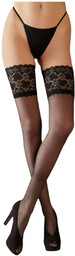 Cottelli Plus Size - pończochy z koronką 15cm