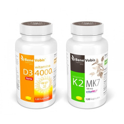 --- ZESTAW 1+1 --- Witamina D3 FORTE 4000IU