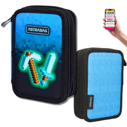 TRZYKOMOROWY PIÓRNIK ASTRABAG Z WYPOSAŻENIEM GRA PIXEL