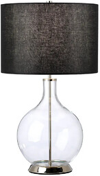 Lampa stołowa Orb ORB-CLEAR-PN-BLK - Elstead