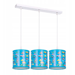 Lampa wisząca sufitowa żyrandol abażur Samochody
