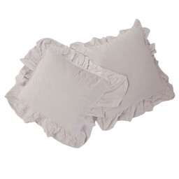 Darymex Komplet 2 szt. poszewek bawełnianych 40x40 Kremowa