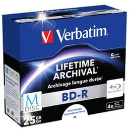 Płyta Blu-ray (BD-R) Verbatim M-Disc 25GB 5szt (box